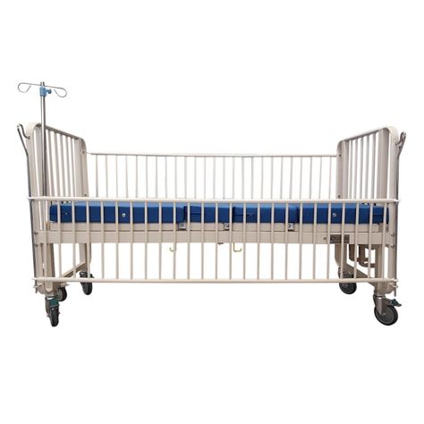 Cama Clinica Pediátrica Manual 2 Posiciones Plus + Colchon 8cm-1