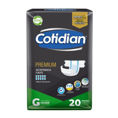Pañal Adulto Cotidian Premium 20 Unid G-1