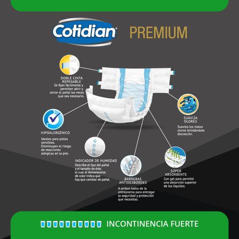 Pañal Adulto Cotidian Premium 20 Unid G-3
