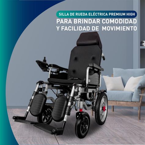 Silla De Ruedas Eléctrica Adulto Premium High-3