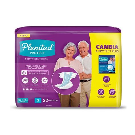 Pañal Adulto Plenitud 22 Unid G-0