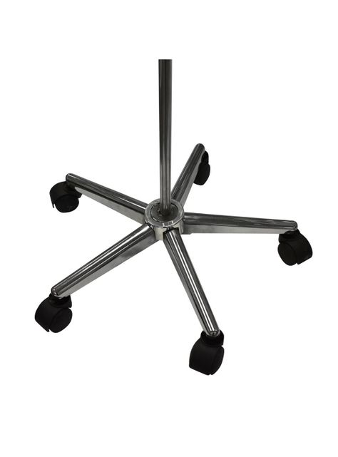 Barra Pedestal Porta Suero Portátil Con Ruedas-2