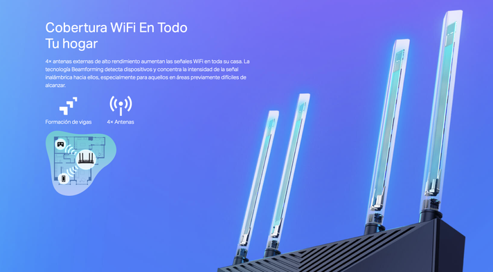 Router Tp-link Archer Ax53 Gigabit Wi-fi 6 Ax3000 One-mesh-2