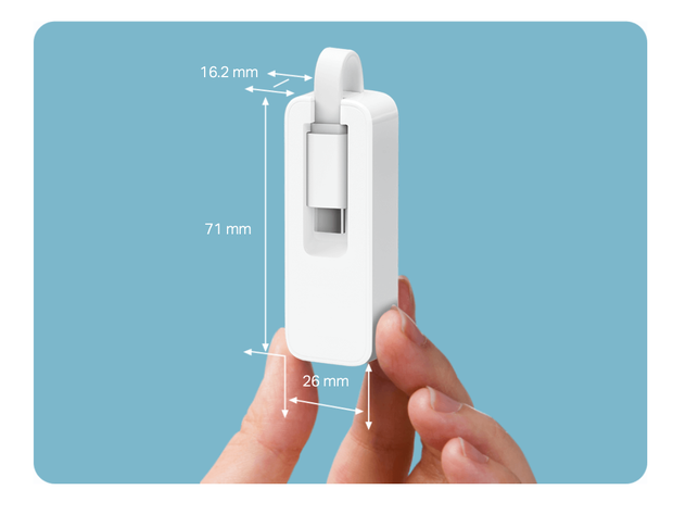 Adaptador de red USB-C a RJ45 Gigabit TP-Link UE300C Mac o Windows-4