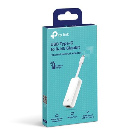 Adaptador de red USB-C a RJ45 Gigabit TP-Link UE300C Mac o Windows-5