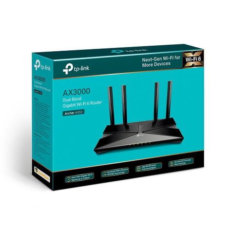 Router Tp-link Archer Ax50 Wifi 6 Dual Ban-0