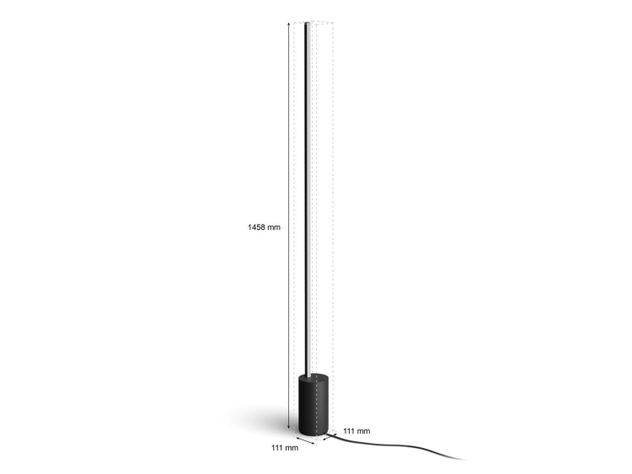 Lámpara De Piso Philips Hue Gradient RGBIC Signe Zigbee Bletooth-1