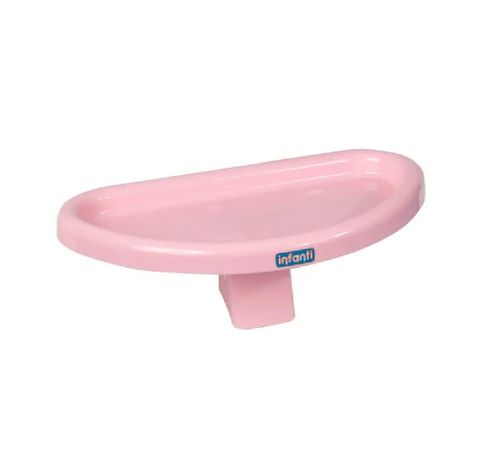 SILLA COMER PORTÁTIL I-TWIST ROSA + SET CONTENEDOR COCODRILO-2