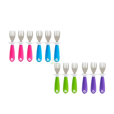 Set de 3 tenedores Lavanda Munchkin-1