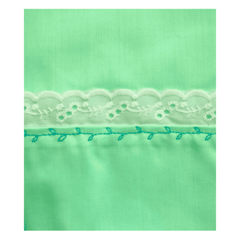 Juego de sábanas Cuna Playard Infanti Oasis de menta para tu pequeño-1