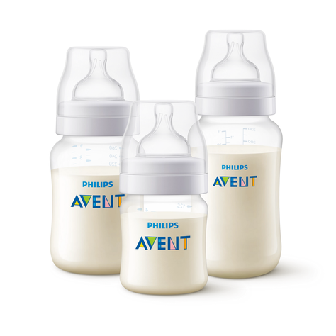 Pack 6 mamaderas Anticolic 125ml,260ml,330ml Avent Bicolor-5