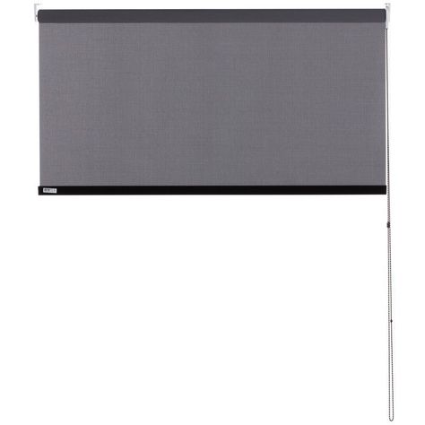 Cortina Roller Sunscreen 100x170 cm Gris Oscura-3