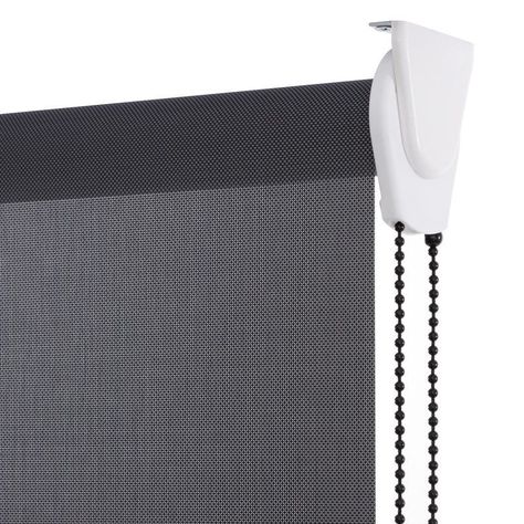 Cortina Roller Sunscreen 100x170 cm Gris Oscura-0