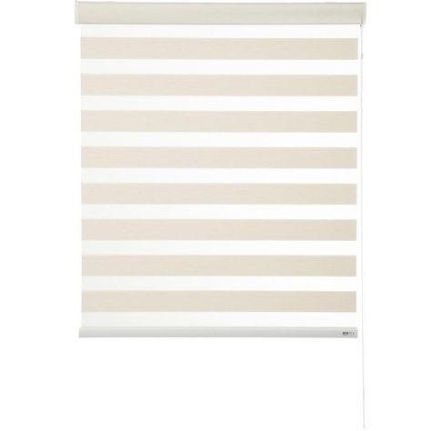 Cortina Roller Dúo Traslúcido 135x235 cm Hueso-1