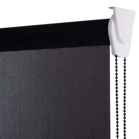 Cortina Roller Sunscreen 120x240 cm Negra-0