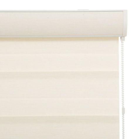 Cortina Roller Dúo Traslúcido 160x170 cm Hueso-0
