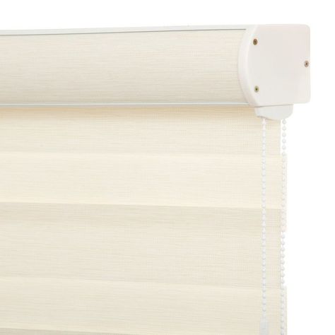 Cortina Roller Dúo Traslúcido 160x170 cm Hueso-2
