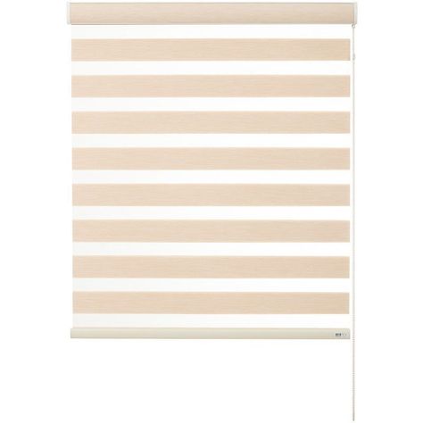 Cortina Roller Dúo Traslúcido 115x170 cm Beige-1