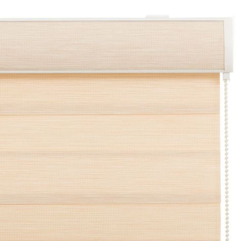 Cortina Roller Dúo Traslúcido 115x170 cm Beige-0