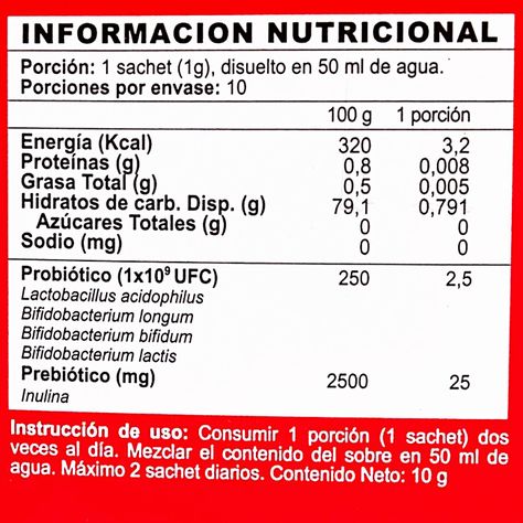 Lactoflora Probiótico (10 Sachet 1gr) Sin Sabor-1