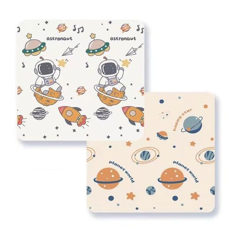 Alfombra Antigolpes Bebé Con Bolso 150x200x1cm Astronauta-0