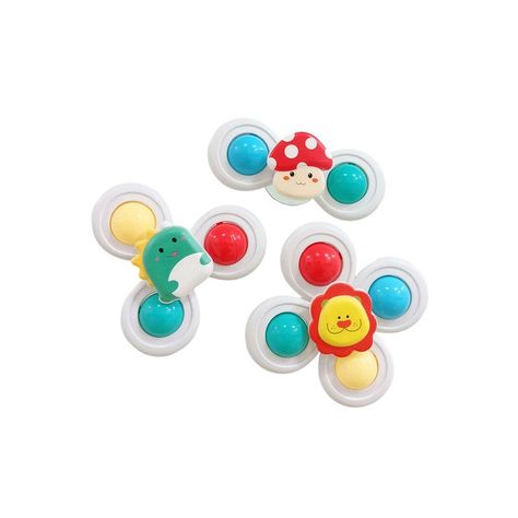 Juguete Spinner Giratorio para Baño Bebé 3 en 1-0