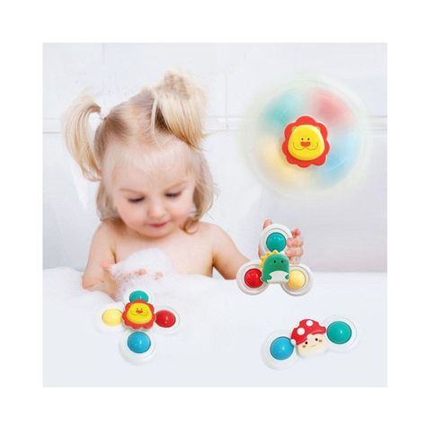 Juguete Spinner Giratorio para Baño Bebé 3 en 1-1