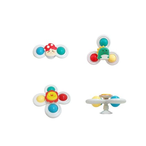 Juguete Spinner Giratorio para Baño Bebé 3 en 1-3