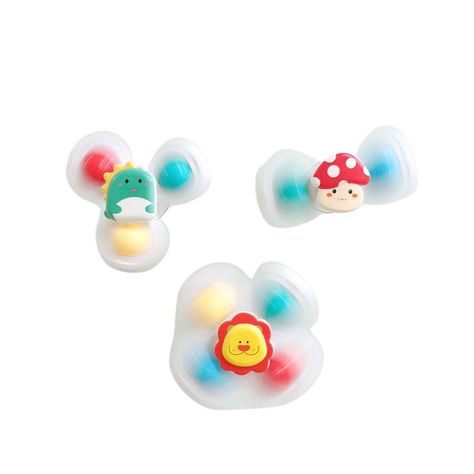 Juguete Spinner Giratorio para Baño Bebé 3 en 1-4