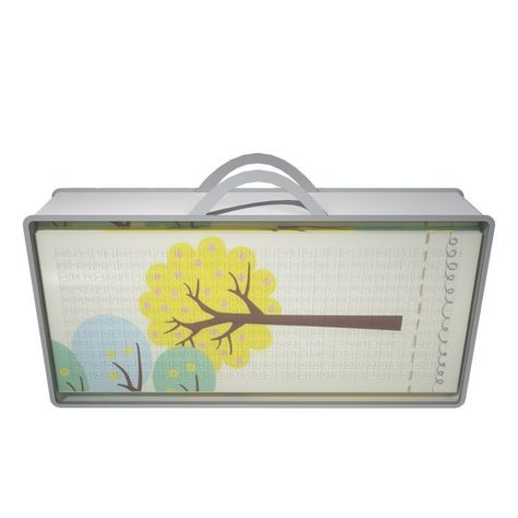 Alfombra Infantil AntiGolpes Plegable 180*200*2cm con Bolso, Viajes Magníficos-2