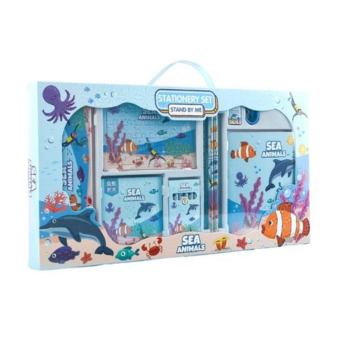 kit 15 Materiales Escolares, Estuche, Cuaderno.  Delfin-0