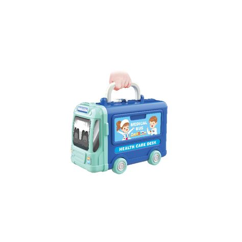 Juguete Centro De Juegos, Medical Bus, Set De Juegos De 29 Piezas-2