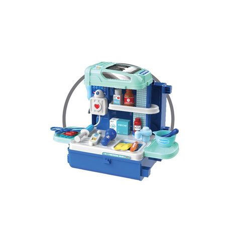 Juguete Centro De Juegos, Medical Bus, Set De Juegos De 29 Piezas-3