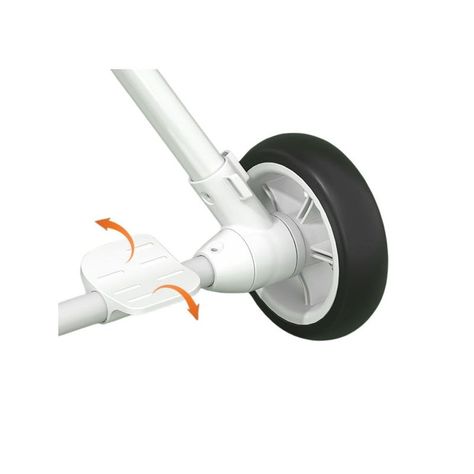Coche Plegable Múltiples posiciones Ajuste 360 Blanco-4
