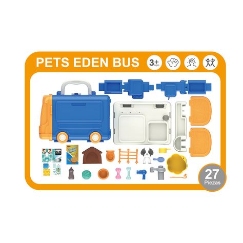 Juguete Centro De Juegos Veterinario Y Mascotas De 27 Piezas-4