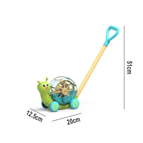 Carrito Caminador de Arrastre Lanza Burbujas para Niños-4