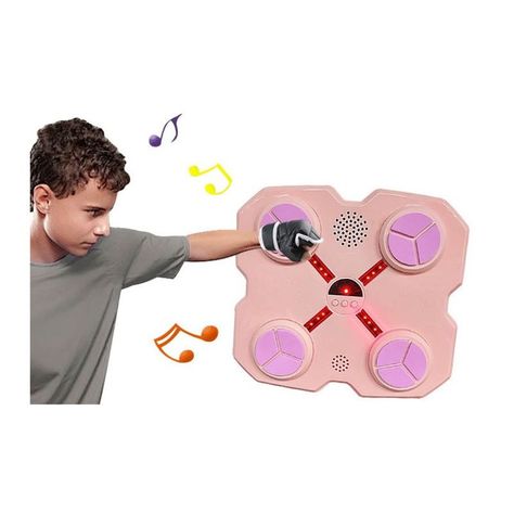 Máquina De Entrenamiento Boxeo Musical Infantil Con Guantes-2
