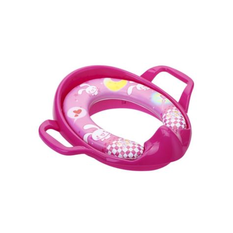 Adaptador para WC Suave y Acolchonado con Asas Bebé Celeste-1