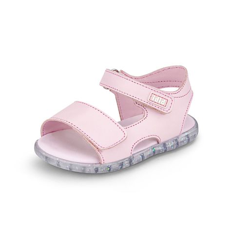 Sandalias Baby Soft Rosado Niña Bibi-0