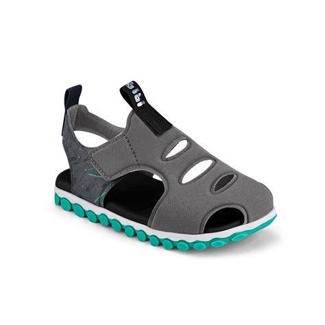 Sandalias Summer Roller Sport Gris Bibi-1