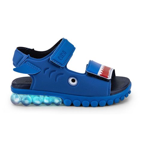 Sandalias Shark Summer Roller Light Azul Bibi-4