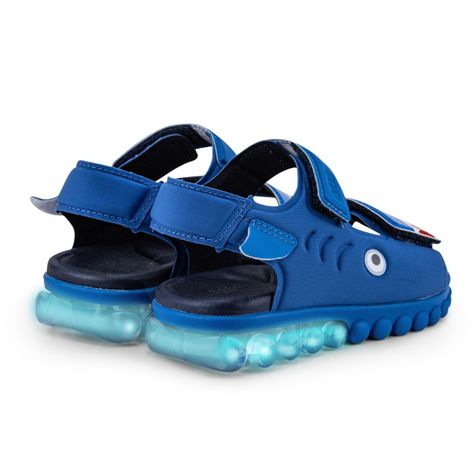 Sandalias Shark Summer Roller Light Azul Bibi-5