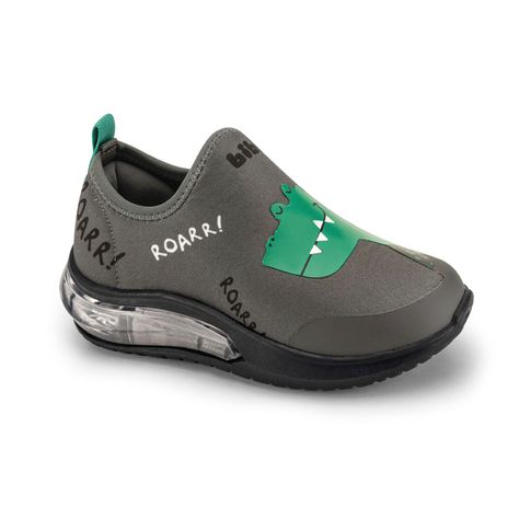 Zapatillas Dinosaurio Space Wave 3.0 Gris  Niño Bibi-1