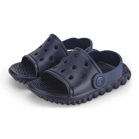 Sandalias Sun Slide Azul Marino  Unisex Bibi-2