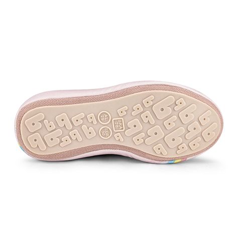 Zapatillas Indoor Plantuflas 2 Way Arcoiris Rosado Niña Bibi-3