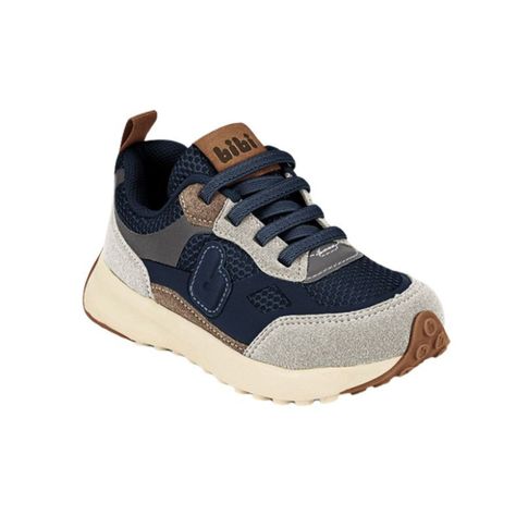 Zapatillas Jogging Gris-Azul marino Bibi 1236007-0