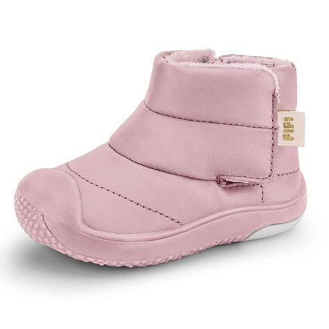 Botas Con Piel De Peluche Prewalker Rosado Niña Bibi-0