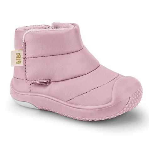 Botas Con Piel De Peluche Prewalker Rosado Niña Bibi-1