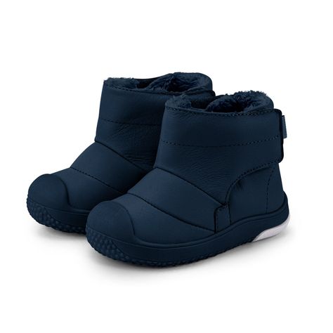 Botas Infantil Bibi Azul Marino Prewalker Con Piel De Peluche 1122311-1
