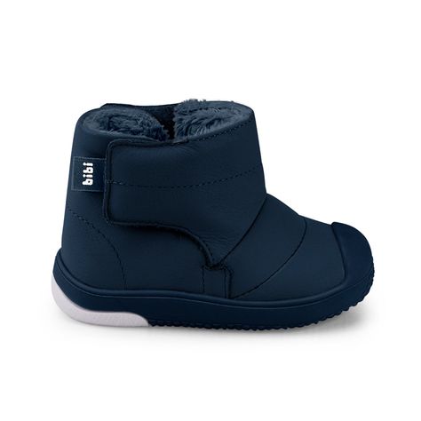 Botas Infantil Bibi Azul Marino Prewalker Con Piel De Peluche 1122311-3